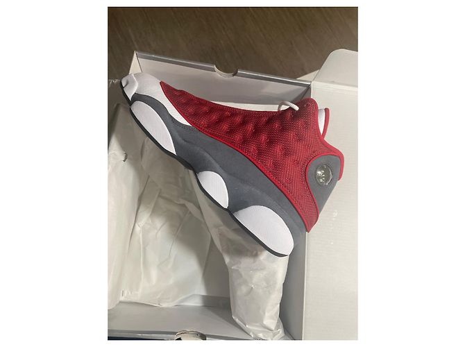 Autre Marque Sneakers Air Jordan 13 Retro Rosse in Cotone Rosso - vista 4