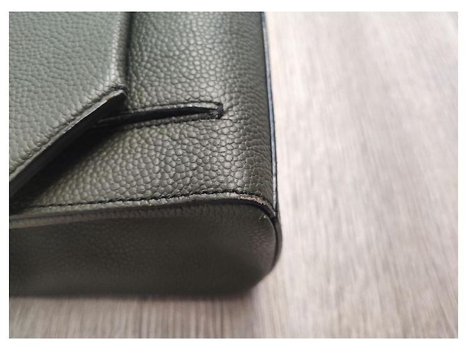 Nine Borsa a mano Lancel Ninon in pelle kaki Cachi - vista 5