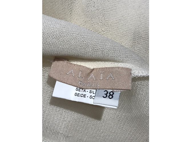 Alaïa ALAIA Strickwaren T.International S Seide Roh - Ansicht 4