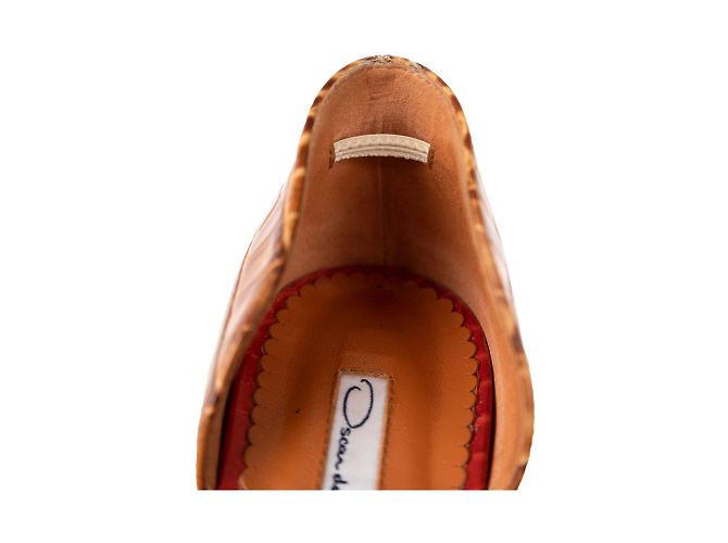Oscar de la Renta Prägeleder D'orsay Pumps - Ansicht 7
