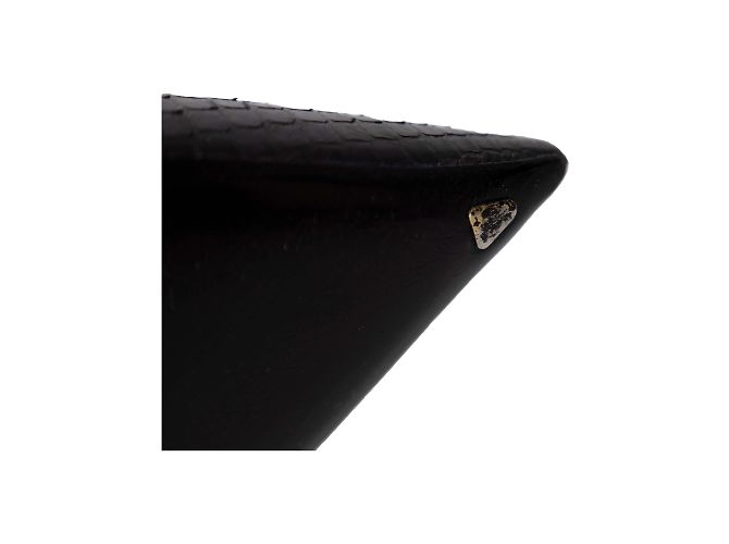 Décolleté Eyeline in pelle di serpente Louis Vuitton Porpora - vista 6