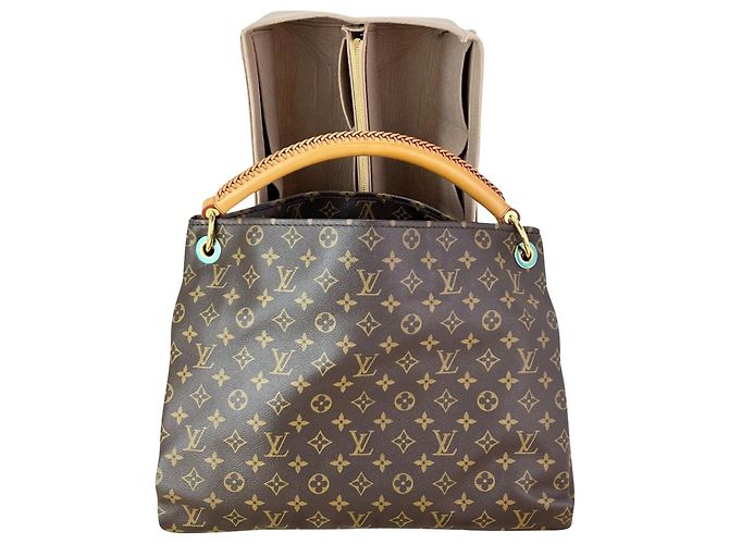 Louis Vuitton Artsy MM Canvas-Monogramm-Handtasche Braun - Ansicht 2