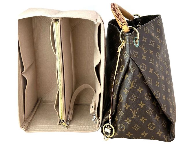 Louis Vuitton Artsy MM Canvas-Monogramm-Handtasche Braun - Ansicht 5