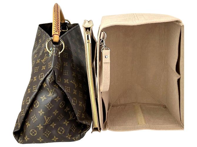 Louis Vuitton Artsy MM Canvas-Monogramm-Handtasche Braun - Ansicht 6