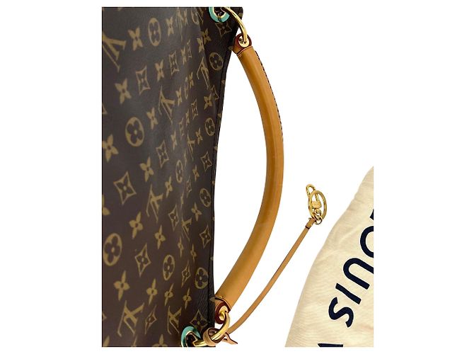 Louis Vuitton Artsy MM Canvas-Monogramm-Handtasche Braun - Ansicht 8