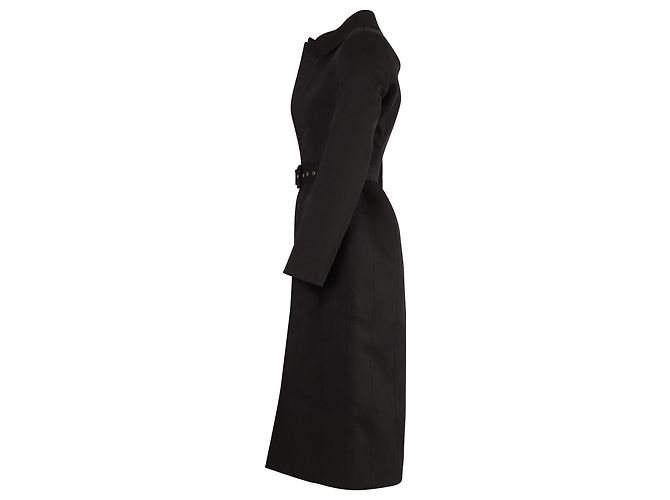 First Abrigo Balenciaga Hourglass en algodón negro - vista 2