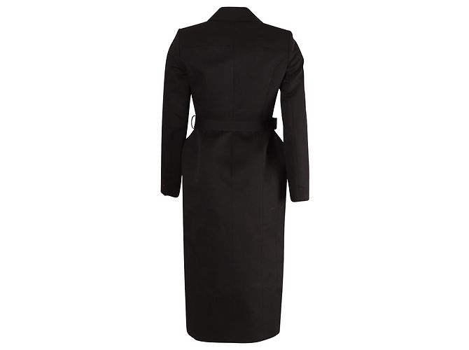First Abrigo Balenciaga Hourglass en algodón negro - vista 3