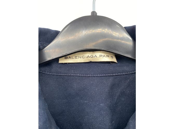 Monos Balenciaga T.FR 42 Algodón Azul marino - vista 3
