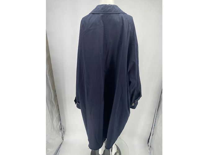 Balenciaga Mäntel T.FR 46 Polyester Marineblau - Ansicht 2