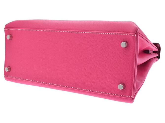 Hermès hermes kelly 28 Rosa - vista 3