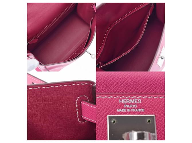 Hermès hermes kelly 28 Rosa - vista 4