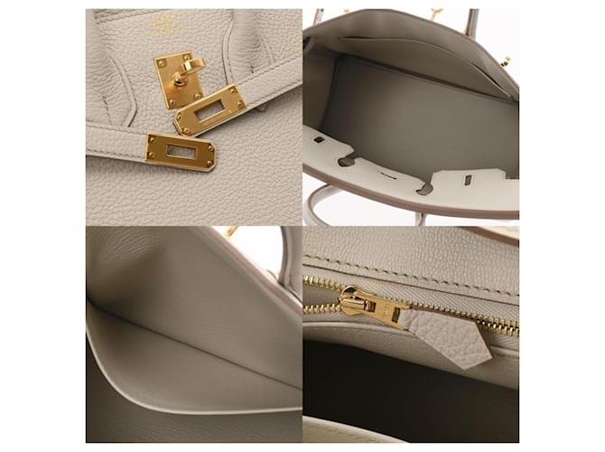 Acapulco Hermès HERMES BIRKIN 25 Beige - vista 4