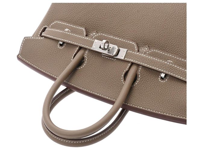 Acapulco Hermès HERMES BIRKIN 25 Beige - vista 4