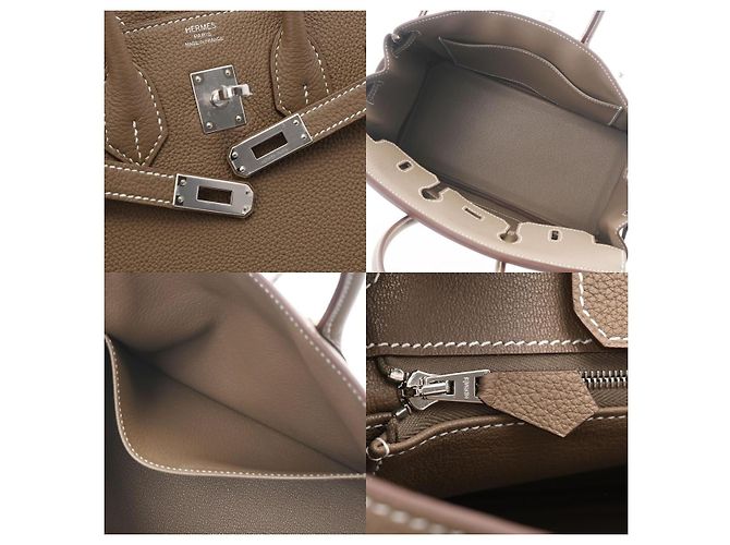 Acapulco Hermès HERMES BIRKIN 25 Beige - vista 5