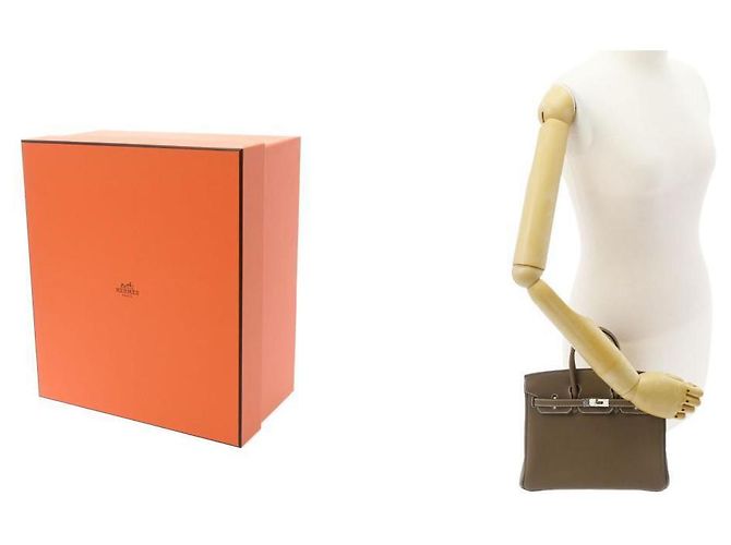 Acapulco Hermès HERMES BIRKIN 25 Beige - vista 7