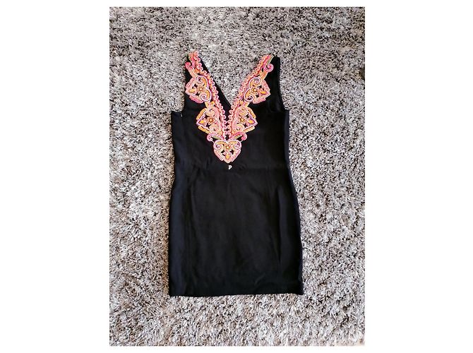 Dondup Minikleid aus Viskose Schwarz Größe 40 - Ansicht 2