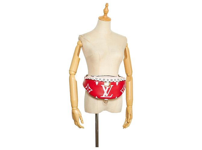 Bumbag Marsupio gigante con monogramma rosso Louis Vuitton - vista 10