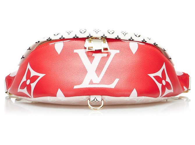 Bumbag Marsupio gigante con monogramma rosso Louis Vuitton - vista 4