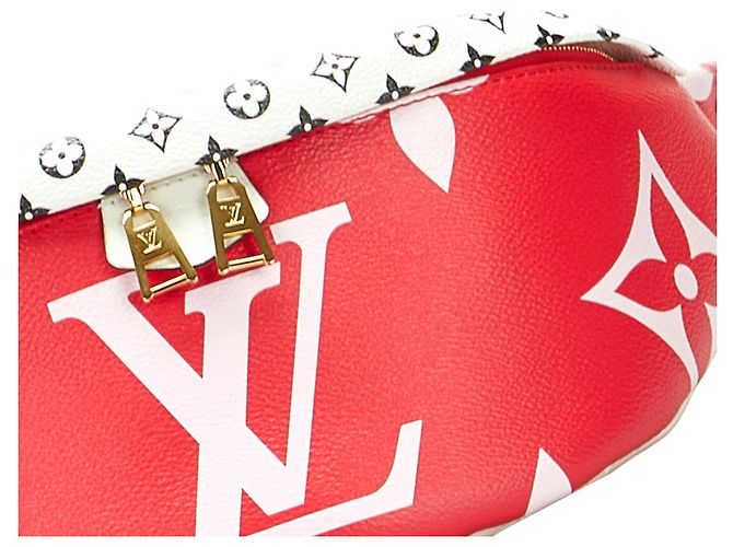 Bumbag Marsupio gigante con monogramma rosso Louis Vuitton - vista 9