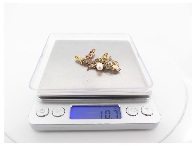 DOLCE & GABBANA COLLANA PENDENTE F CHARM ARCOBALENO T50 collana in oro giallo - vista 9