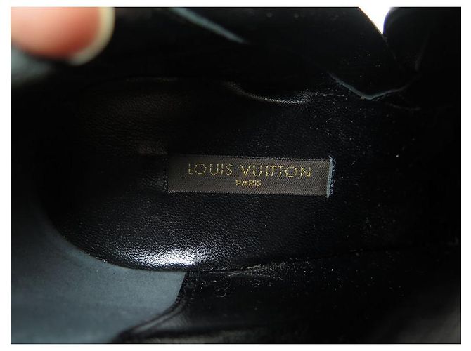 NEUE LOUIS VUITTON MINIMALISA STIEFEL 36 SCHWARZES WILDLEDER + STIEFEL SCHUHE BOX - Ansicht 12