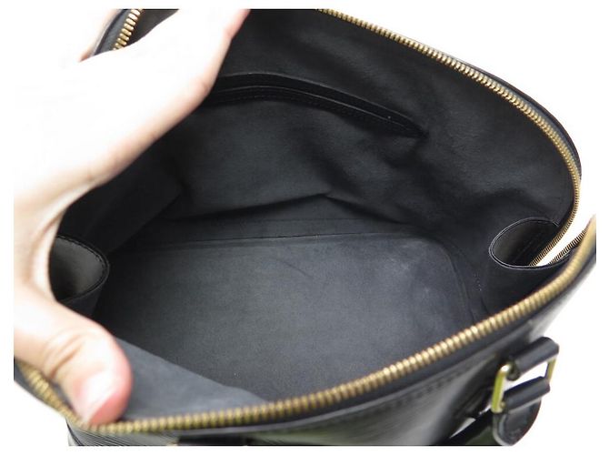 LOUIS VUITTON BORSA A MANO ALMA PM M40302 BORSA A MANO IN PELLE DPI NERA Nero - vista 6