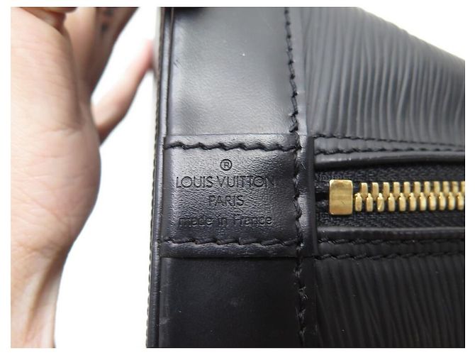 LOUIS VUITTON BORSA A MANO ALMA PM M40302 BORSA A MANO IN PELLE DPI NERA Nero - vista 8