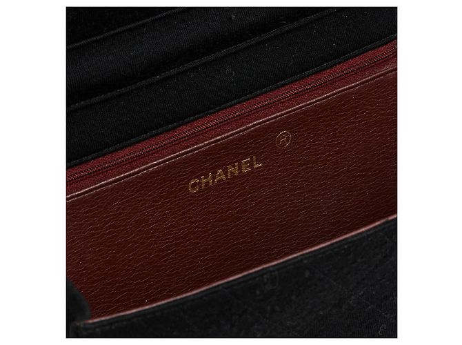 Timeless Chanel Maglia spalla classica nera incontaminata Nero Gold hardware - vista 6