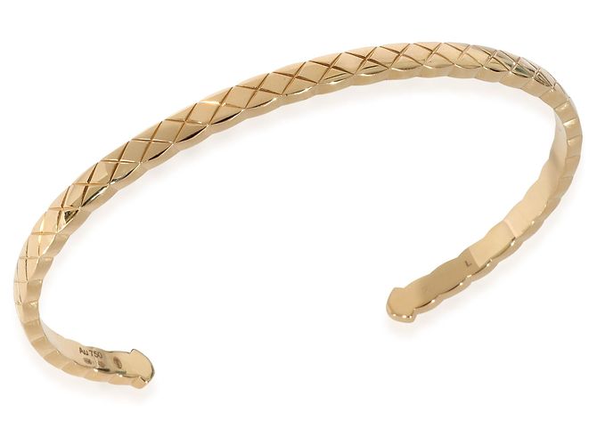 Pulseira Chanel Coco Crush em 18K Yellow Gold Prata Metálico - vista 4