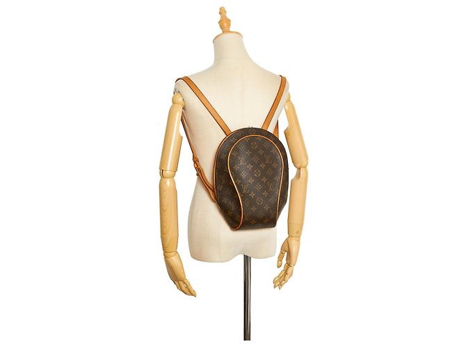Zaino Monogram Ellipse marrone Louis Vuitton - vista 14