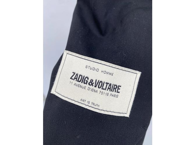 Zadig & Voltaire Jacken T.FR 48 Wolle Schwarz - Ansicht 4