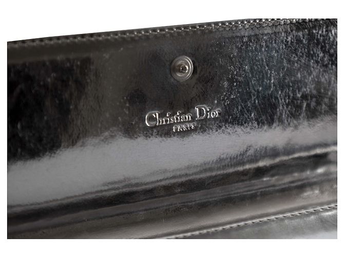 Pochette argento metallizzato Christian Dior - vista 5