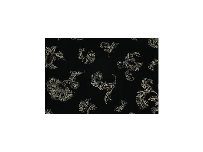Sciarpa con motivo floreale bianco e nero Louis Vuitton Multicolore - vista 3