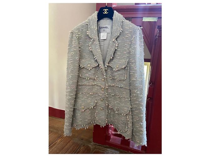 Chanel Resort-Jacke 2007 Hellblau - Ansicht 11