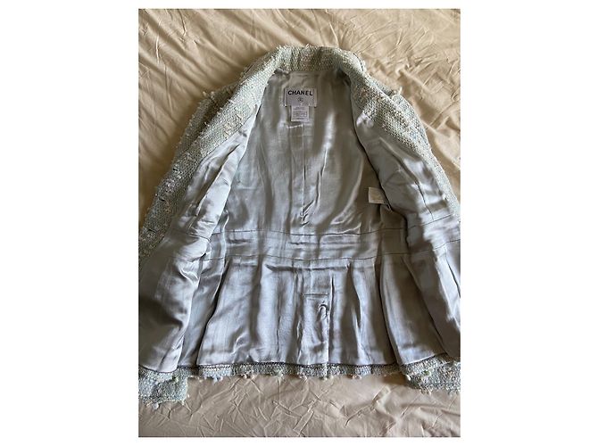 Chanel Resort-Jacke 2007 Hellblau - Ansicht 7