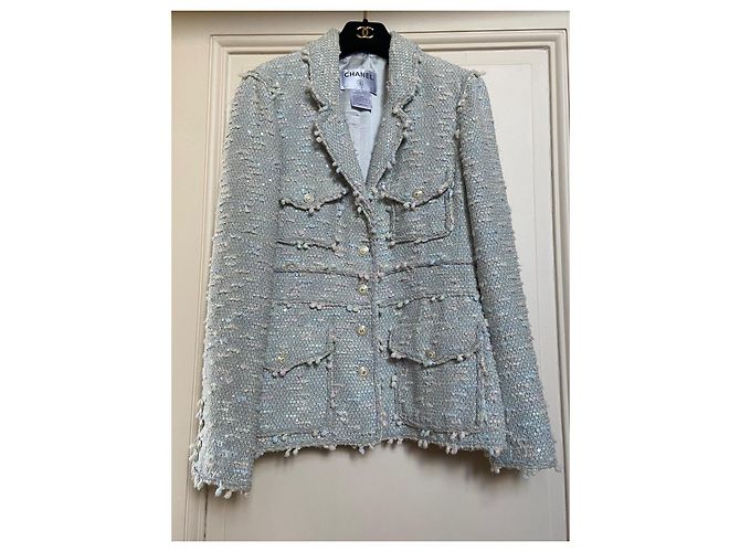 Chanel Resort-Jacke 2007 Hellblau - Ansicht 9