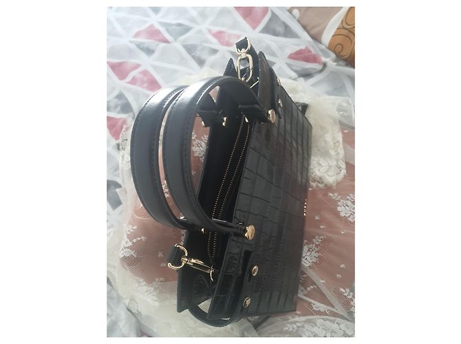 Borsa Furla in pelle di agnello nera Nero - vista 3