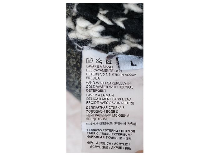 Pinko Cardigan mit Taschen Acryl Mohair Mehrfarbig L Mehrfarben - Ansicht 5