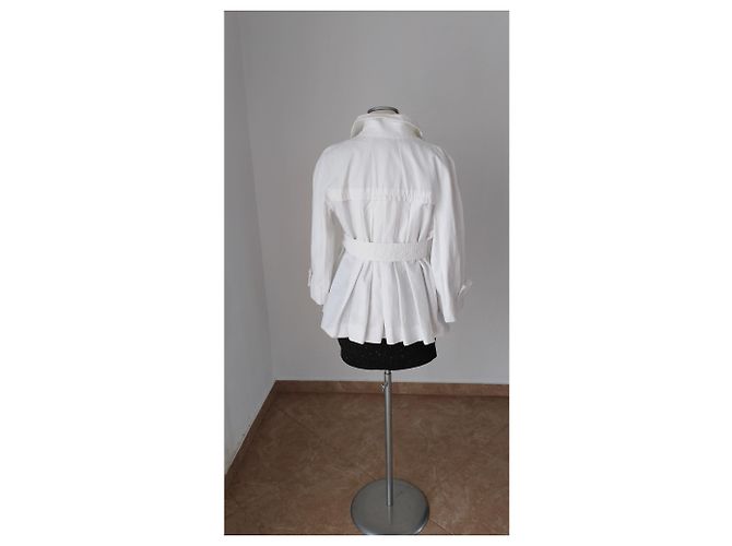 Gabardina Calvin Klein negra de algodón Talla 42 IT Negro - vista 7