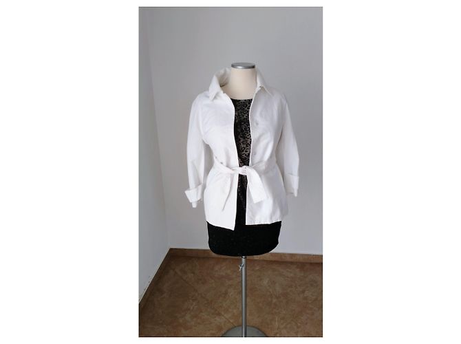 Gabardina Calvin Klein negra de algodón Talla 42 IT Negro - vista 8