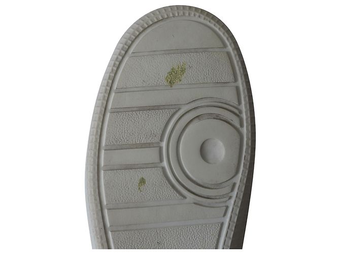 Tênis Thom Browne Tênis Cano Alto em Couro Branco - vista 13
