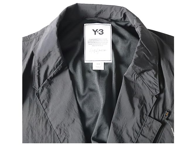 Y3 Y-3 Giacca Blazer in nylon nero - vista 3