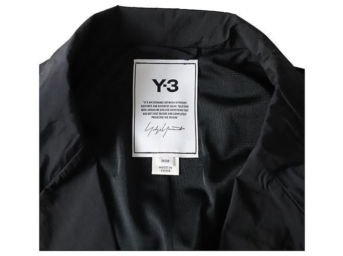 Y3 Y-3 Giacca Blazer in nylon nero - vista 4