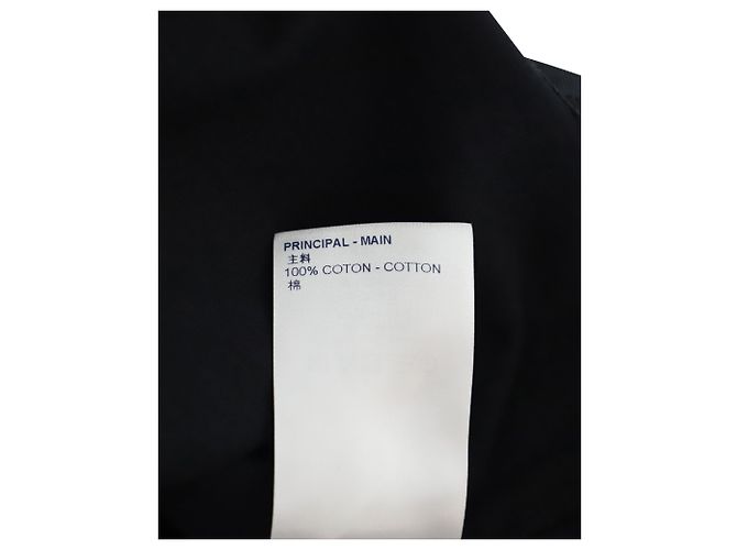 T-shirt in rilievo Louis Vuitton LV in cotone nero - vista 6