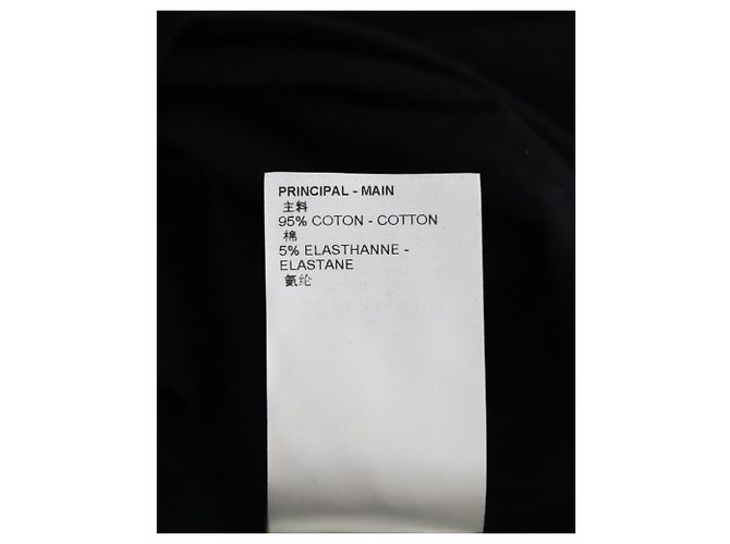 Louis Vuitton Pull col roulé brodé LV en coton noir - vue 7