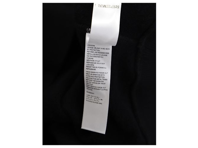 Übergroßes Sweatshirt mit Metalldetail von Givenchy aus schwarzer Baumwolle - Ansicht 6