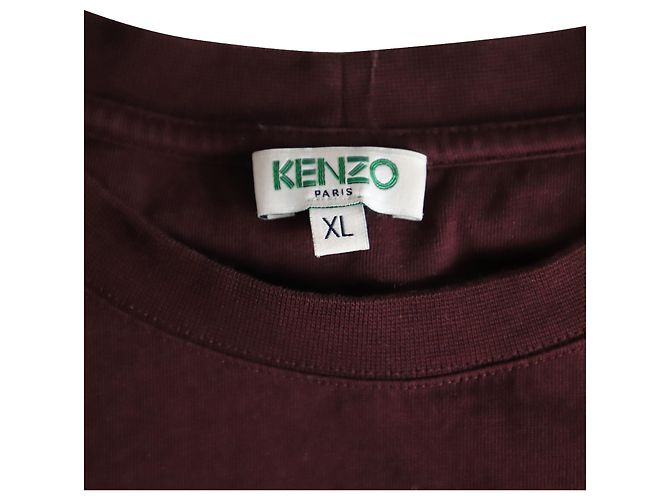 Camiseta de manga comprida Kenzo Classic Painting em algodão marrom - vista 3