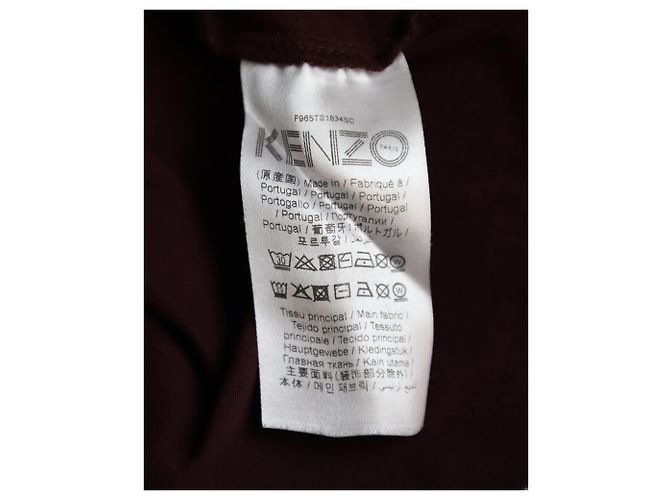 Camiseta de manga comprida Kenzo Classic Painting em algodão marrom - vista 6