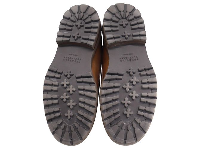 Brunello Cucinelli Mocassini in Pelle Marrone - vista 5