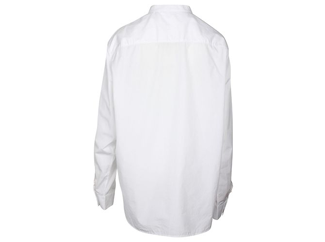 Dior Camicia bianca con collo alla coreana - vista 3